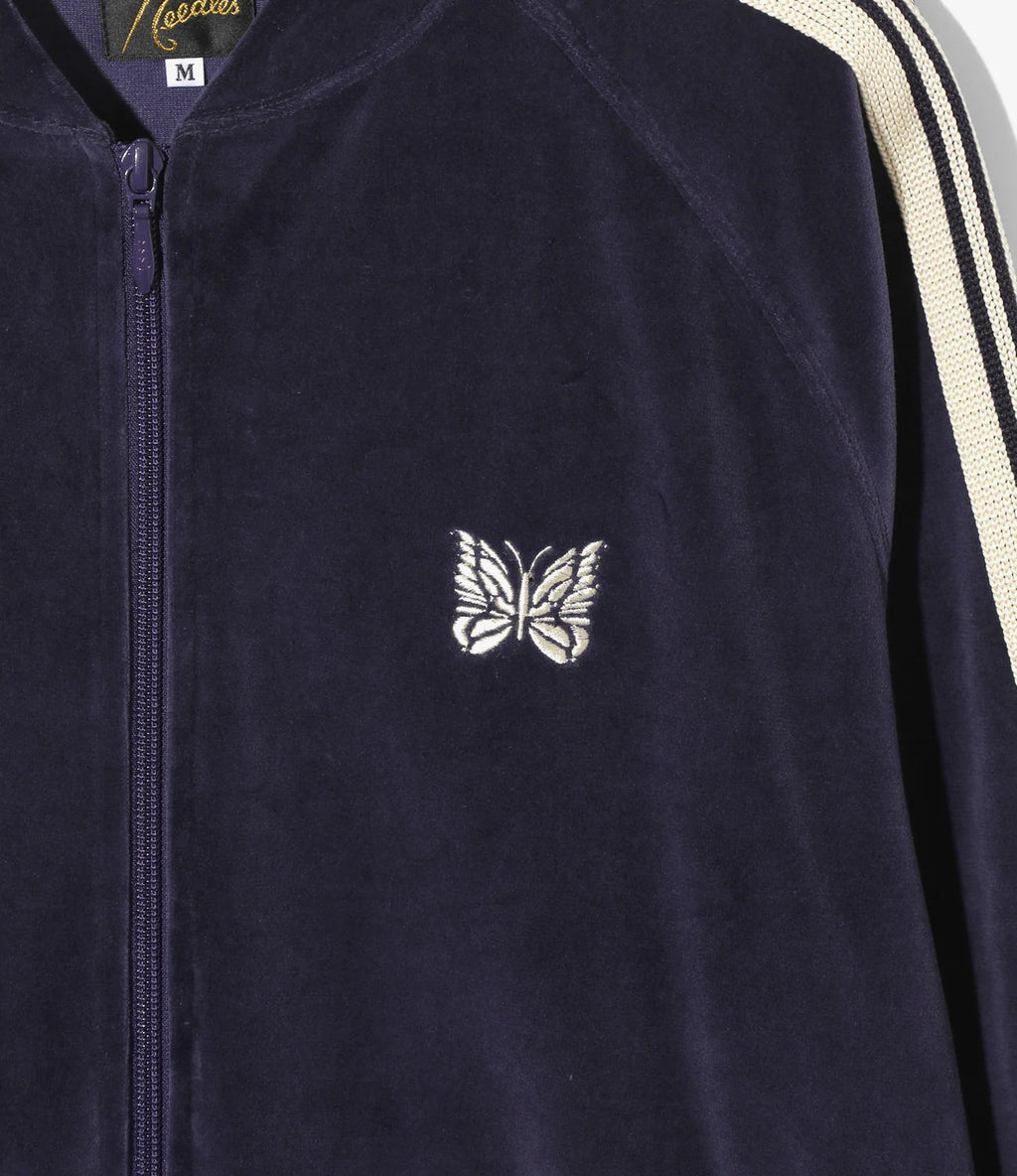 Needles Rib Collar Track Jacket - C/PE Velour